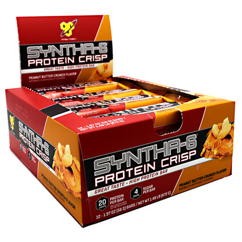 Syntha-6 Protein Crisp, Peanut Butter Crunch, 12 - 1.97 OZ (56G) Bars