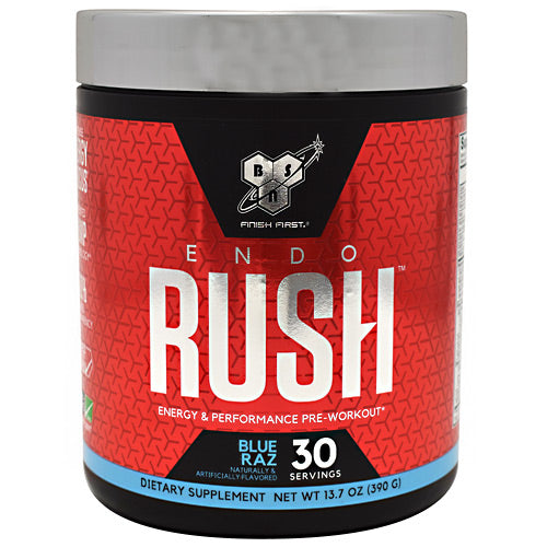 Endorush, Blue Raz, 30 Servings