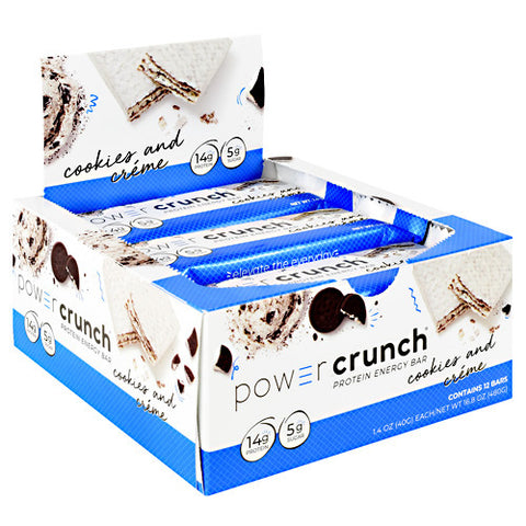 Power Crunch, Cookies And Creme, 12-1.4 oz Cookies