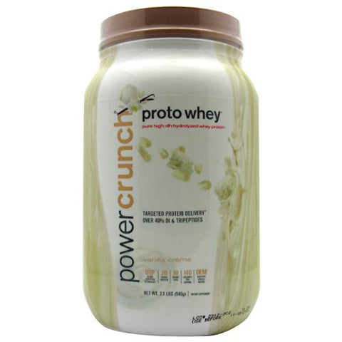 Power Crunch Proto Whey, Vanilla Creme, 2.1 lbs (949 g)