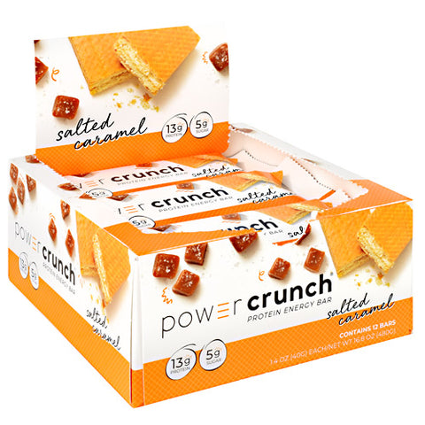 Power Crunch, Salted Caramel, 12 (1.4 oz) Bars