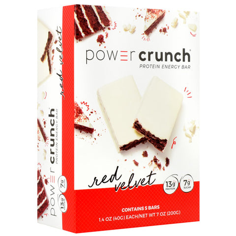 Power Crunch, Red Velvet, 5 (1.4 oz) Bars