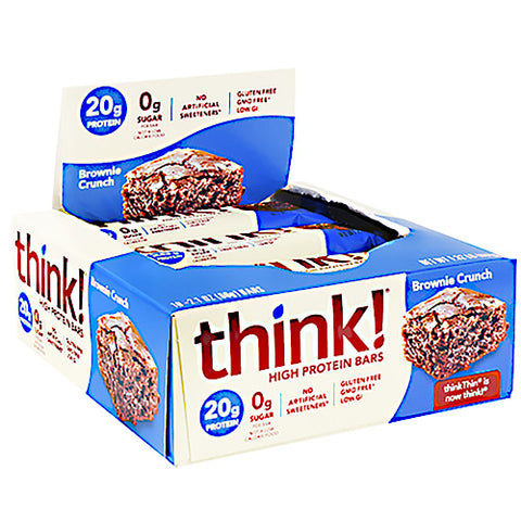 High Protein Bars, Brownie Crunch, 10 - 2.1 oz (60g) bars