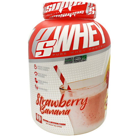 Ps Whey, Strawberry Banana, 5 lbs