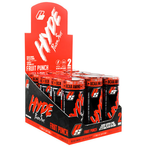 Hyde Power Shot, Fruit Punch, 12 (2.5 fl oz) Bottles