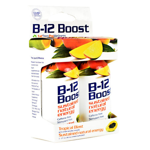 B-12 Boost, Tropical Blast, 2 (2 fl oz) Bottles