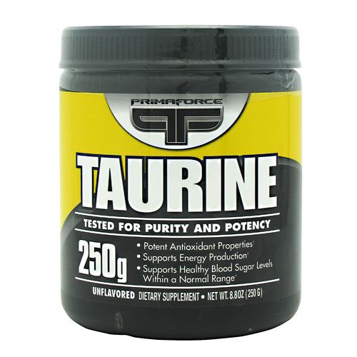 Taurine, Unflavored, 250 Grams