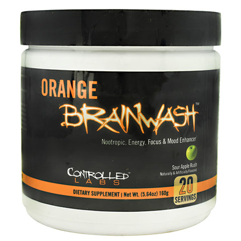 Orange Brainwash, Sour Apple Rush, 20 Servings (5.64 oz)