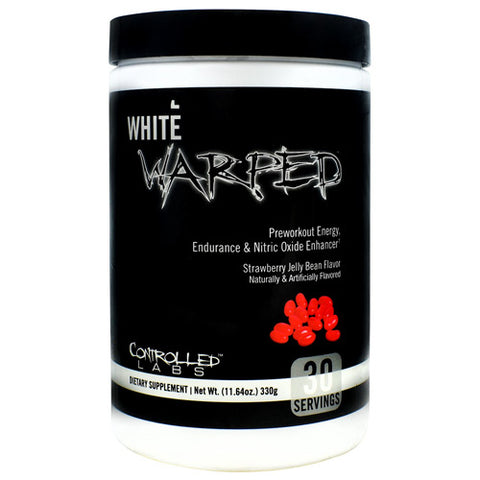 White Warped, Strawberry Jelly Bean, 30 Servings (11.64 oz)