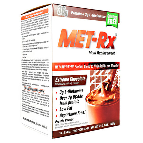 Meal Replacement,  Extreme Chocolate, 18 (2.54 oz) Packets