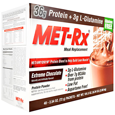 Meal Replacement, Extreme Chocolate, 40 ( 2.54 oz) Packets