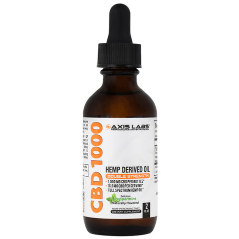 Cbd Oil, Peppermint, 1000mg (2 fl oz)