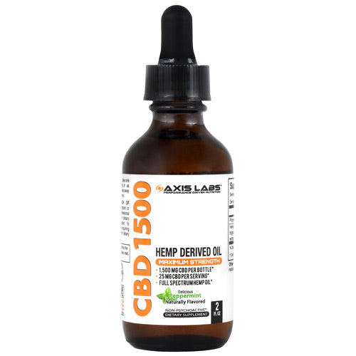 Cbd Oil, Peppermint, 1500mg (2 fl oz)