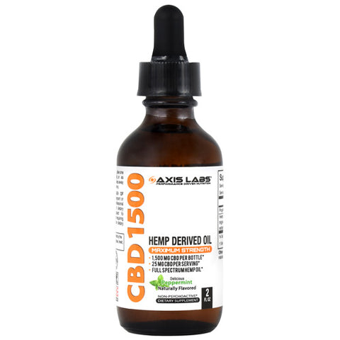 Cbd Oil, Peppermint, 1500mg (2 fl oz)