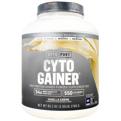 Cytogainer, Vanilla Creme, 5.95 lbs (2700g)