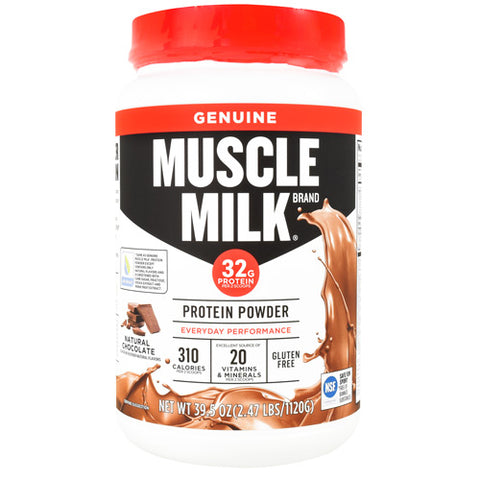 Muscle Milk, Natural Chocolate, 2.47 lbs (1120 g)