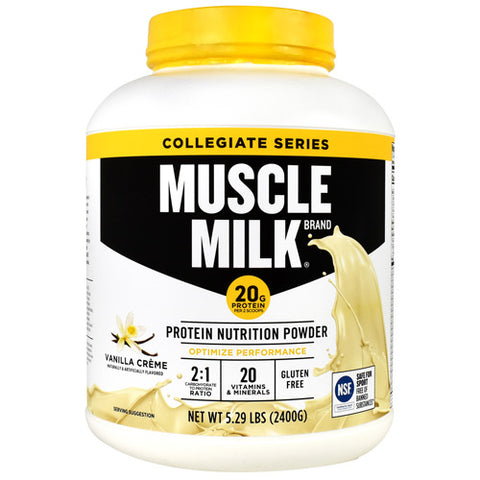 Muscle Milk , Vanilla Creme, 5.29 lbs (2400 g)