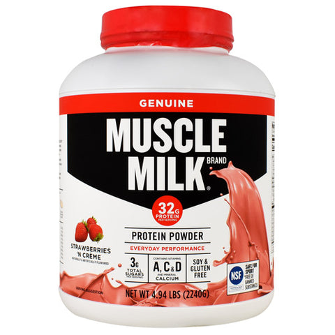 Muscle Milk, Strawberries 'n Creme, 4.94 lb (2240 g)