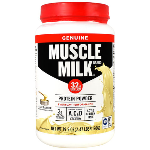 Muscle Milk, Cake Batter, 2.47 lbs (1120 g)