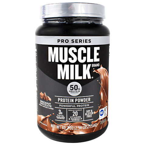 Muscle Milk, Knockout Chocolate, 2.54 lbs (1154 g)