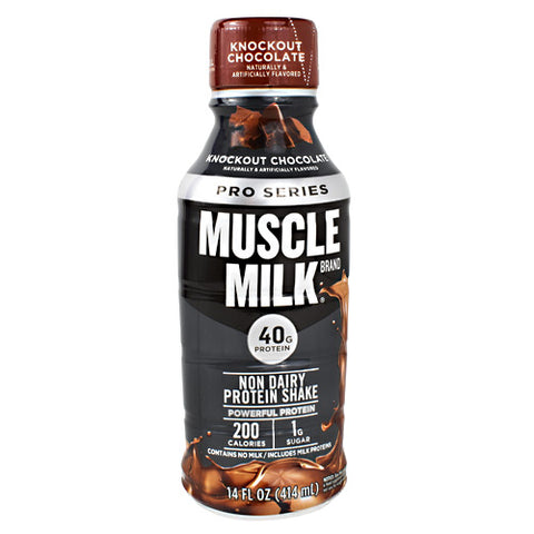 Muscle Milk Rtd, Knockout Chocolate, 12  (14 oz) Bottles