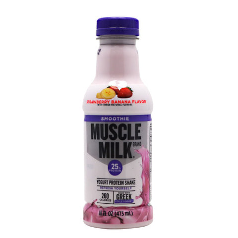 Muscle Milk Smoothie, Strawberry Banana, 12 Bottles