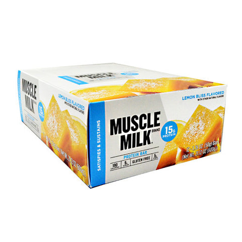 Muscle Milk Bar, Lemon Bliss, 12 - 1.76 oz. Bars