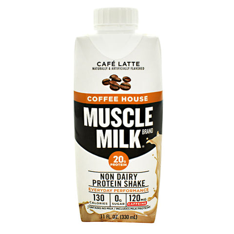 Muscle Milk Rtd, Cafe Latte, 3 - 4 packs [12 - 11 fl oz (330 ml) shakes]