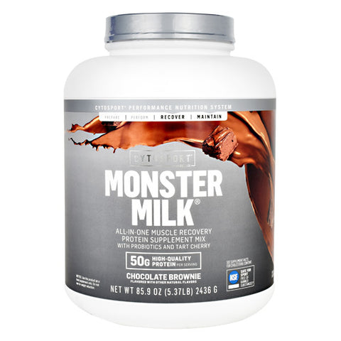 Monster Milk, Chocolate Brownie, 5.37 LB (2436 G)