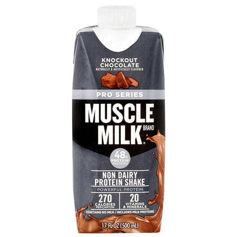 Muscle Milk Rtd, Knockout Chocolate, 12 - 17 fl oz cartons