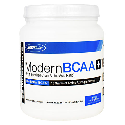 Modern Bcaa+, Blue Raspberry, 30 Servings (18.89 oz)