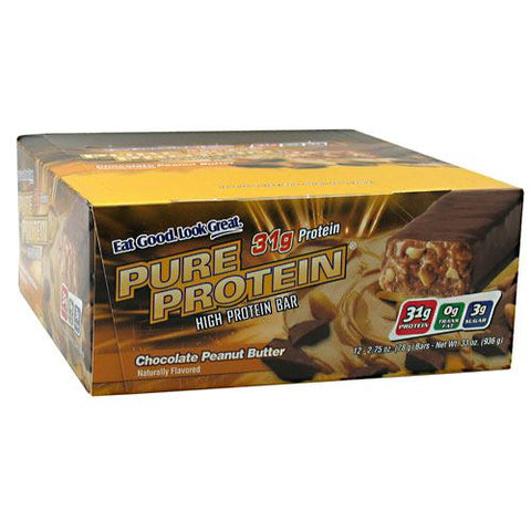 High Protein Bar, Chocolate Peanut Butter, 12 - 2.75 oz (78 g) bars [33 oz (936 g)]