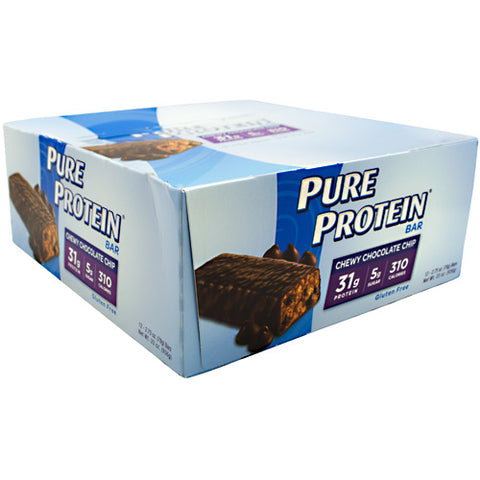 High Protein Bar, Chewy Chocolate Chip, 12 - 2.75 oz (78 g) bars [33 oz (936 g)]