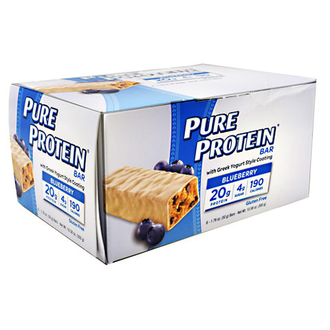 Pure Protein Bar, Greek Yogurt Blueberry, 6 (50 g) Bars