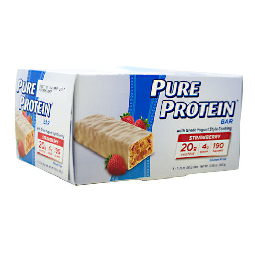 Pure Protein Bar, Greek Yogurt Strawberry, 6 (50 g) Bars