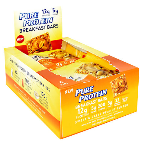 Breakfast Bars, Sweet & Salty Peanut Butter, 6 (1.76 oz) Bars