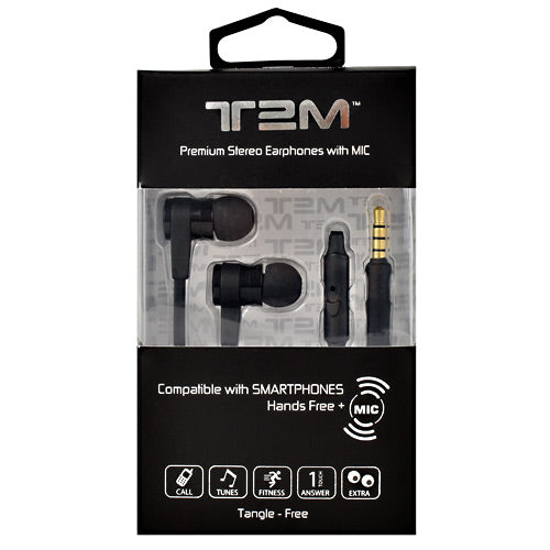 T2m Earphones, 1 Pair, 1 Pair