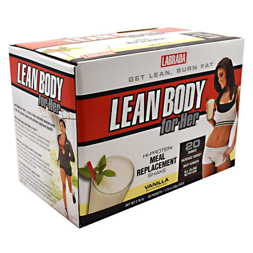 Lean Body For Her, Vanilla, 20 - 1.73 oz Packets