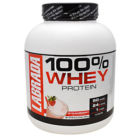 100% Whey Protein, Strawberry, 4.13lb (1875g)