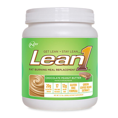 Lean1, Chocolate Peanut Butter, 10 Servings - 1.3 lbs (600 g)