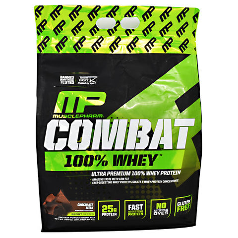 Combat 100% Whey, Chocolate Milk, 10 lbs.