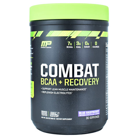 Combat Bcaa + Recovery, Blue Raspberry, 30 Servings (16.9 oz.)