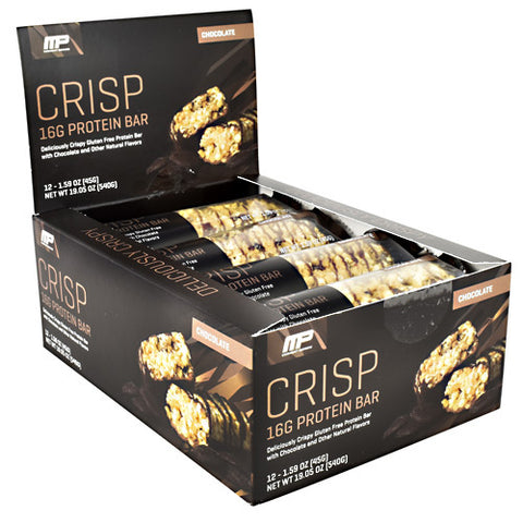 Crisp Protein Bar, Chocolate, 12 (1.59 oz) Bars