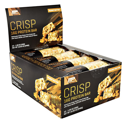 Crisp Protein Bar, Peanut Butter, 12 (1.59 oz) Bars