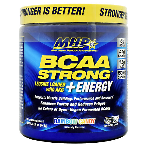 Bcaa Strong  Energy, Rainbow Candy, 30 Servings (8.57 oz)