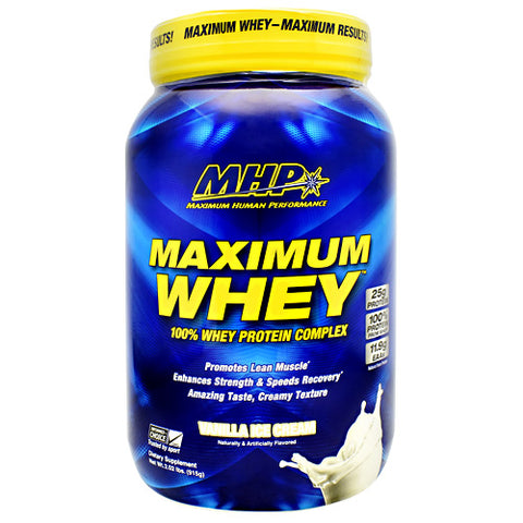 Maximum Whey, Vanilla Ice Cream, 2.02 lbs (915g)