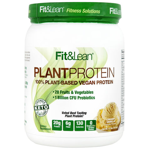 Plant Protein, Creamy Vanilla, 15 Servings (1.17 lbs)