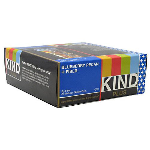 Kind Plus, Blueberry Pecan + Fiber, 12 - 40g-1.4 oz bars [480g (16.8 oz)]