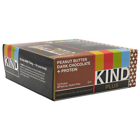 Kind Plus, Peanut Butter Dark Chocolate + Protein, 12 - 40g-1.4 oz bars [480g (16.8 oz)]