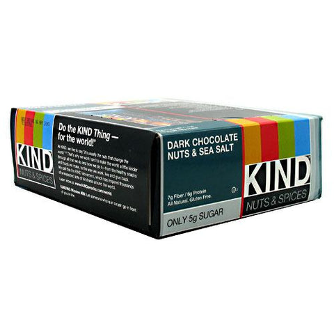 Kind Bar, Dark Chocolate Nuts & Sea Salt, 12 bars per box